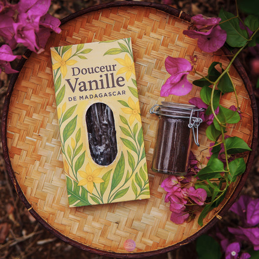 10 Gousses de Vanille Gourmet (17-18cm) + 30G de Poudre de Vanille